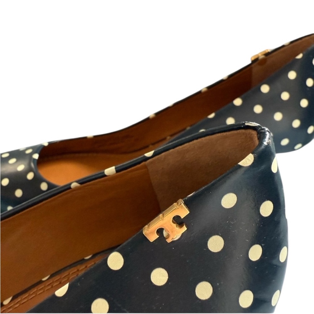 Tory Burch Penelope Polka Dot Heels - Picture 4 of 5